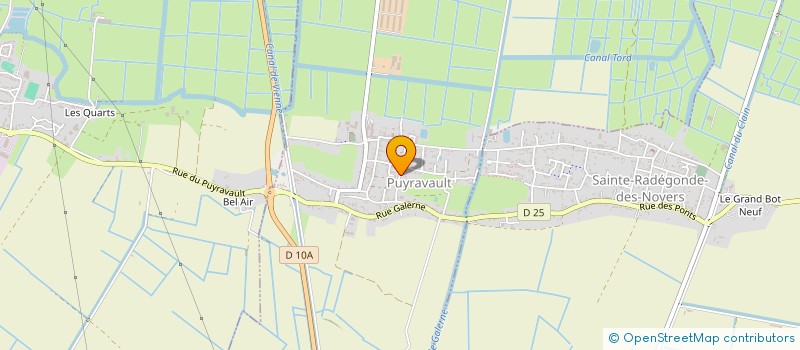 localisation de l'entreprise MADAME SABINE DURAND  PUYRAVAULT