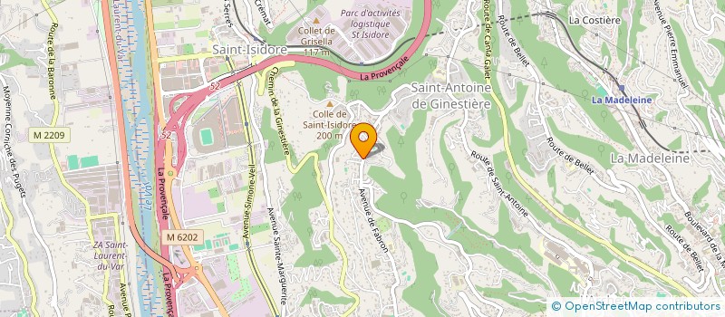 localisation de l'entreprise MADAME SABINE DURU  NICE