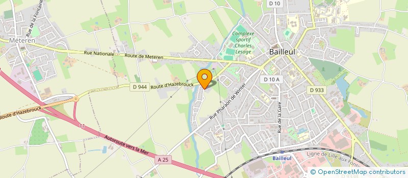 localisation de l'entreprise MADAME SABINE DUTHOIT à BAILLEUL