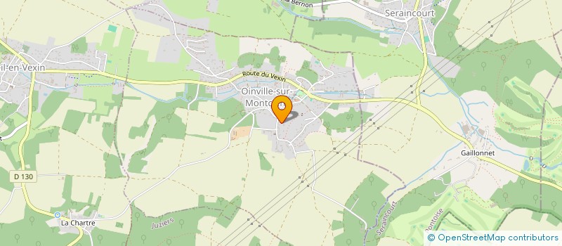 localisation de l'entreprise MADAME SABINE DUVERNOIT  OINVILLE-SUR-MONTCIENT