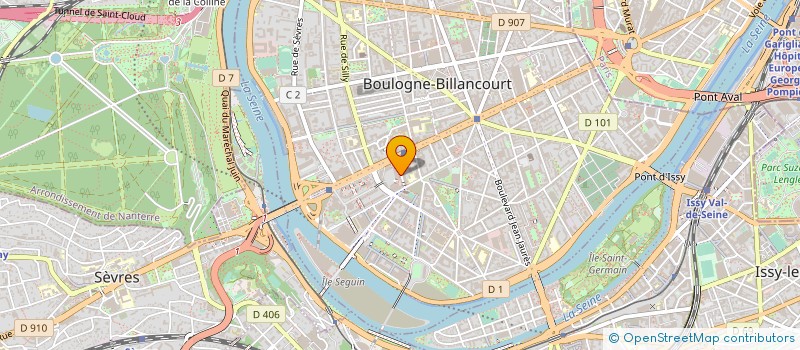 localisation de l'entreprise MADAME SABINE EBRAN à BOULOGNE-BILLANCOURT