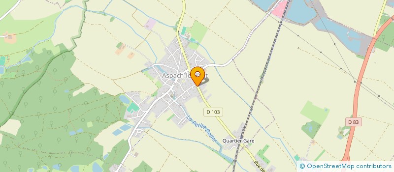 localisation de l'entreprise MADAME SABINE ERBLANG  ASPACH-MICHELBACH