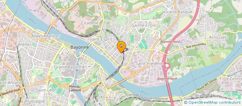 localisation de l'entreprise MADAME SABINE ETCHEVERRY à BAYONNE