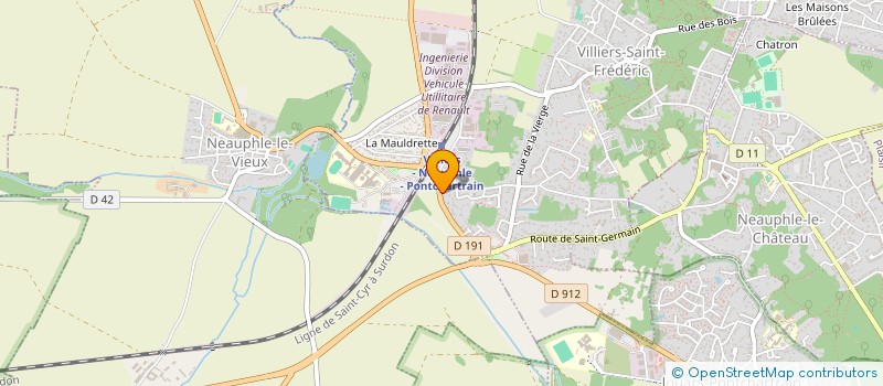 localisation de l'entreprise MADAME SABINE EUVE à VILLIERS-SAINT-FREDERIC