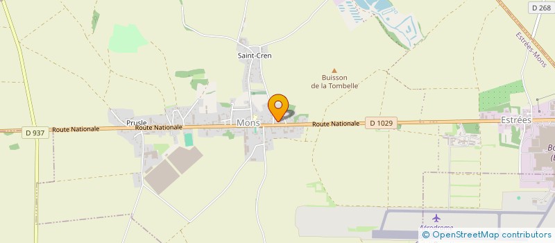 localisation de l'entreprise MADAME SABINE EVRARD à ESTREES-MONS
