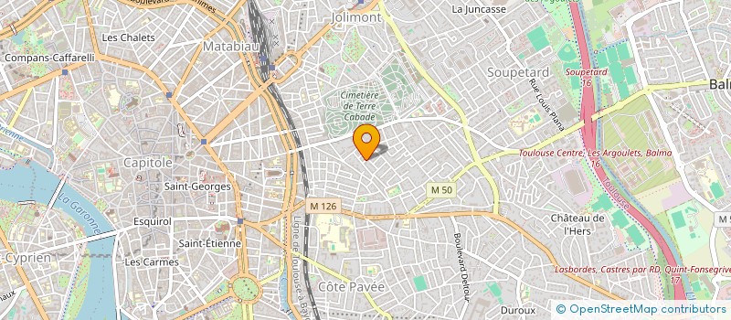 localisation de l'entreprise MADAME SABINE FAJERWERG à TOULOUSE