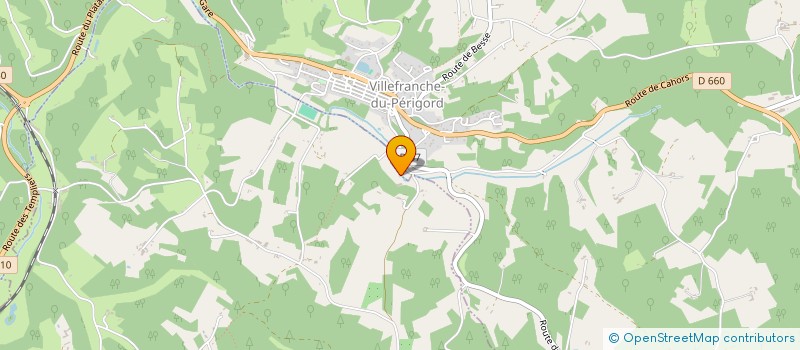 localisation de l'entreprise MADAME SABINE FAUQUET  LOUBEJAC