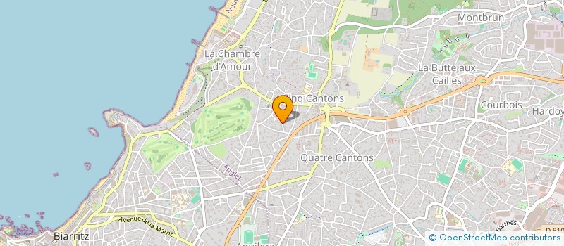 localisation de l'entreprise MADAME SABINE FAURE à ANGLET
