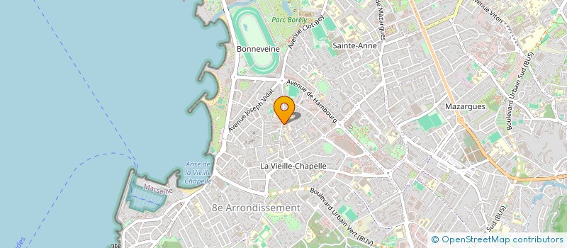 localisation de l'entreprise MADAME SABINE FILIPPI à MARSEILLE