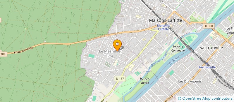 localisation de l'entreprise MADAME SABINE FINET  LE MESNIL-LE-ROI