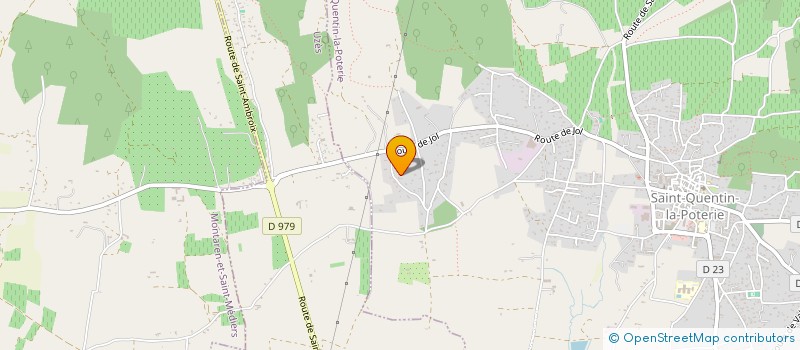 localisation de l'entreprise MADAME SABINE FLAMIN  SAINT-QUENTIN-LA-POTERIE