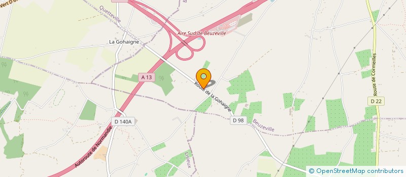 localisation de l'entreprise MADAME SABINE FLANDIN  BEUZEVILLE