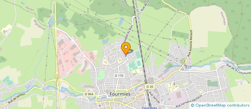 localisation de l'entreprise MADAME SABINE FONTAINE  FOURMIES