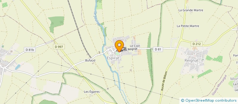 localisation de l'entreprise MADAME SABINE FOREST  CHAS