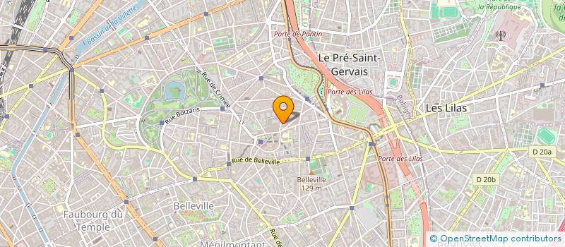 localisation de l'entreprise MADAME SABINE FORGET  PARIS