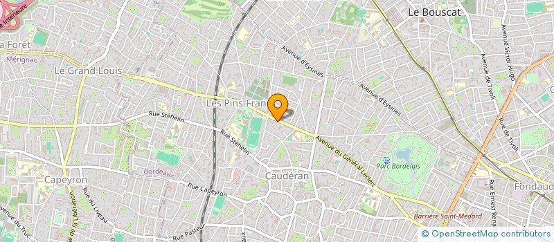 localisation de l'entreprise MADAME SABINE FORMEY DE SAINT LOUVENT  BORDEAUX