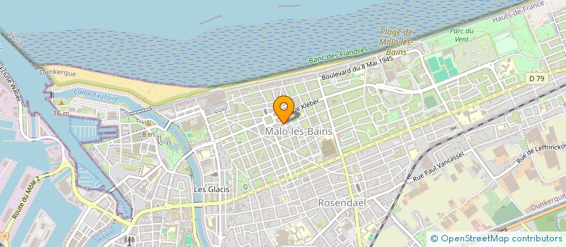 localisation de l'entreprise MADAME SABINE FRAISSINET à DUNKERQUE