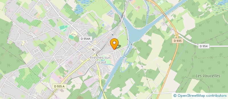 localisation de l'entreprise MADAME SABINE FRANCOIS  FRESNES-SUR-ESCAUT