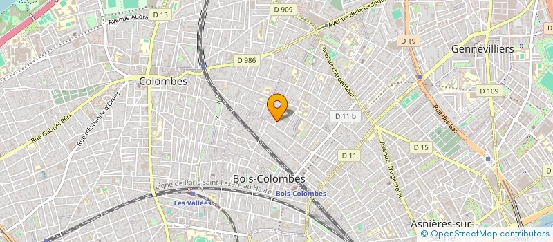 localisation de l'entreprise MADAME SABINE FRECH à BOIS-COLOMBES