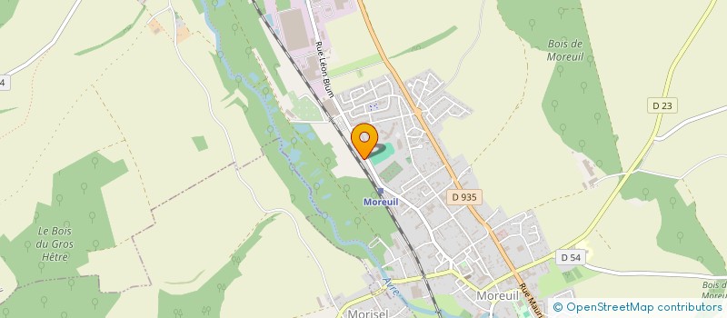 localisation de l'entreprise MADAME SABINE FUDALA  MOREUIL