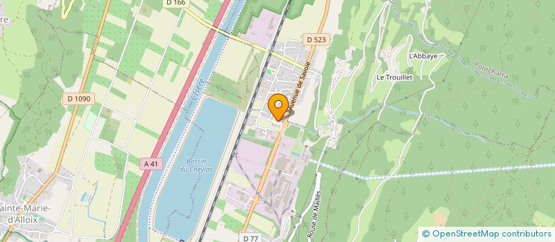 localisation de l'entreprise MADAME SABINE GARCIA  LE CHEYLAS