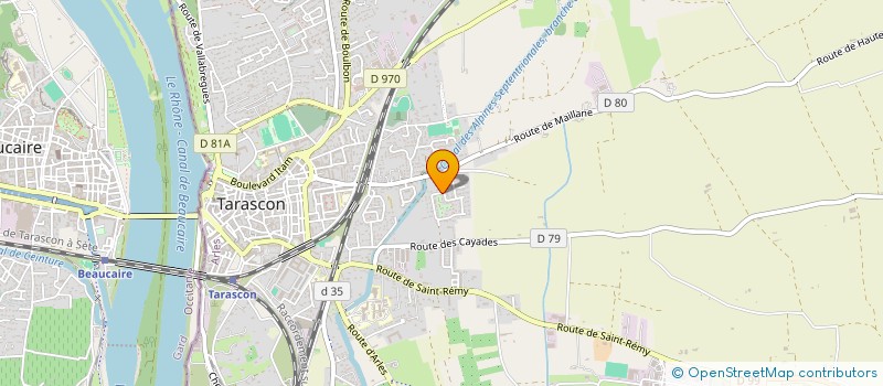 localisation de l'entreprise MADAME SABINE GARCIA à TARASCON