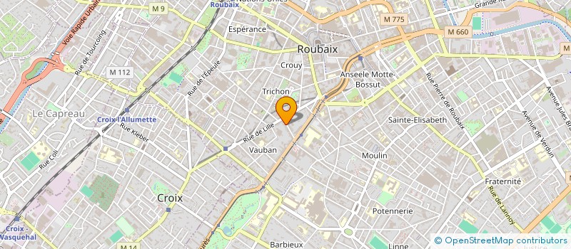 localisation de l'entreprise MADAME SABINE GARCIN LASSAIGNE à ROUBAIX