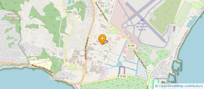 localisation de l'entreprise MADAME SABINE GASSER à HYERES