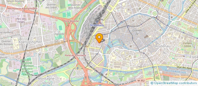 localisation de l'entreprise MADAME SABINE GAUCHER à STRASBOURG