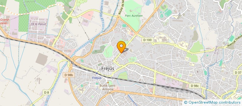 localisation de l'entreprise MADAME SABINE GAUTHIER à FREJUS