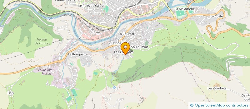 localisation de l'entreprise MADAME SABINE GAVALDA à CREISSELS