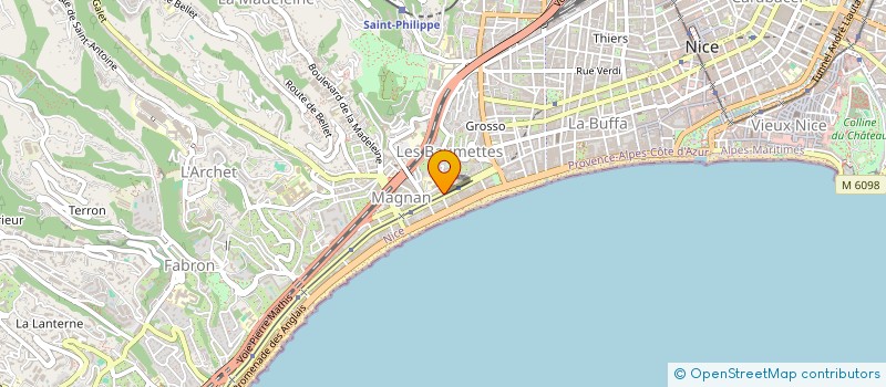 localisation de l'entreprise MADAME SABINE GAWENDA à NICE