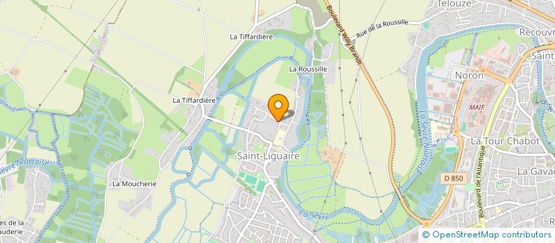 localisation de l'entreprise MADAME SABINE GENDREAU à NIORT