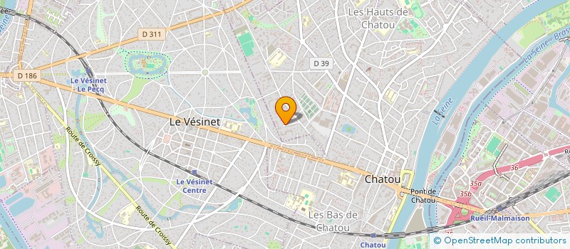 localisation de l'entreprise MADAME SABINE GEOFFROY à CHATOU