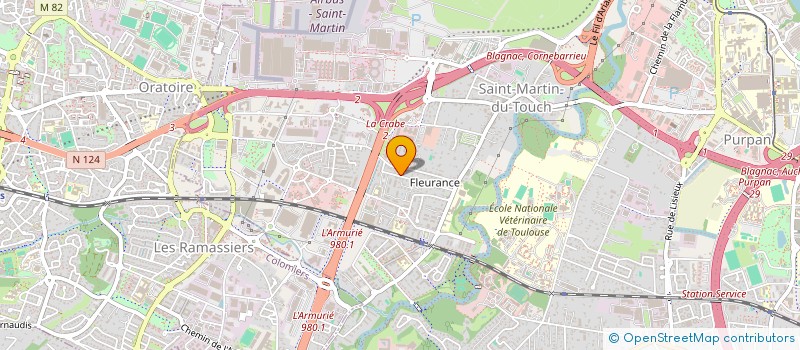 localisation de l'entreprise MADAME SABINE GIGONNET à TOULOUSE