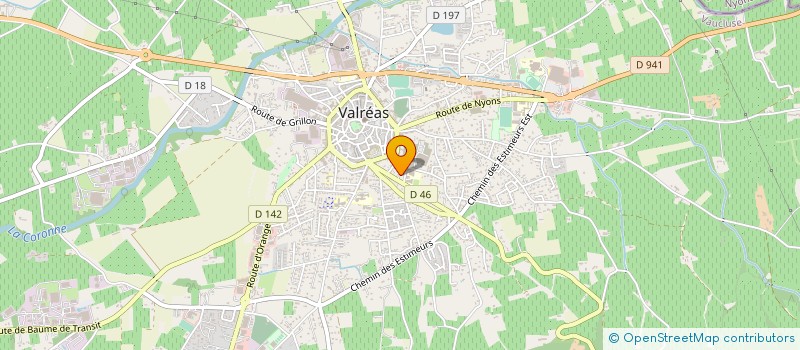 localisation de l'entreprise MADAME SABINE GIRARD à VALREAS