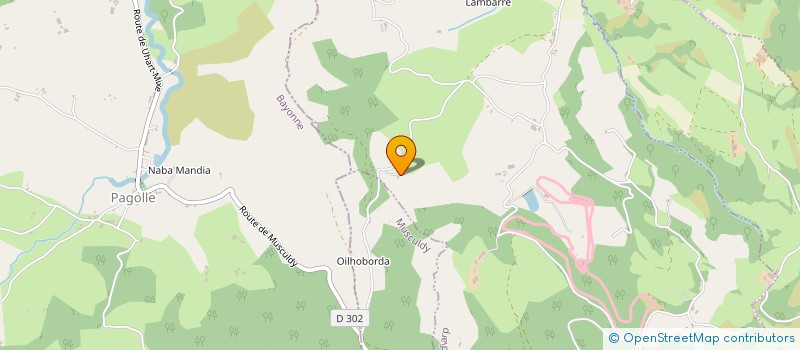 localisation de l'entreprise MADAME SABINE GISSOUT  ORDIARP