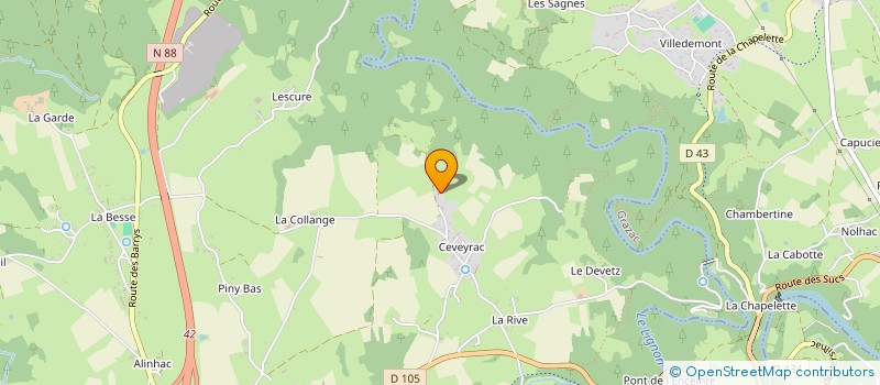 localisation de l'entreprise MADAME SABINE GODAU  YSSINGEAUX