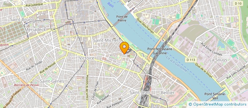 localisation de l'entreprise MADAME SABINE GODEFROY  BORDEAUX