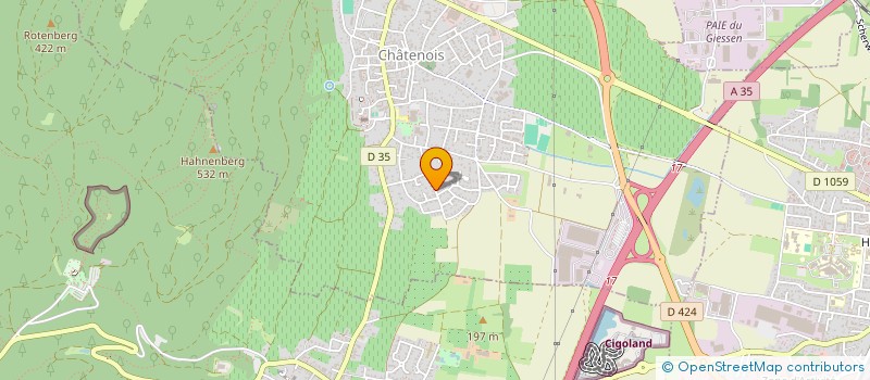 localisation de l'entreprise MADAME SABINE GOETTELMANN  CHATENOIS