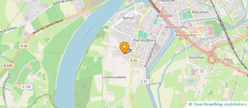 localisation de l'entreprise MADAME SABINE GOMEZ  ARLES