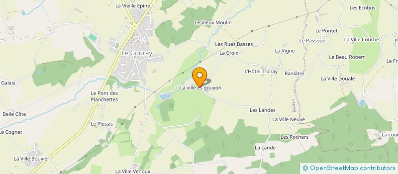 localisation de l'entreprise MADAME SABINE GONDE à LE MENE