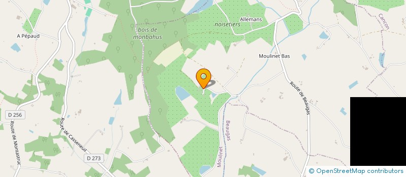 localisation de l'entreprise MADAME SABINE GONSOLIN  MOULINET