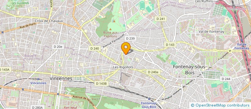localisation de l'entreprise MADAME SABINE GOUTTE à FONTENAY-SOUS-BOIS