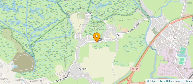 localisation de l'entreprise MADAME SABINE GRENET  TRIGNAC