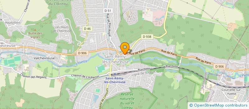 localisation de l'entreprise MADAME SABINE GRESSE à SAINT-REMY-LES-CHEVREUSE