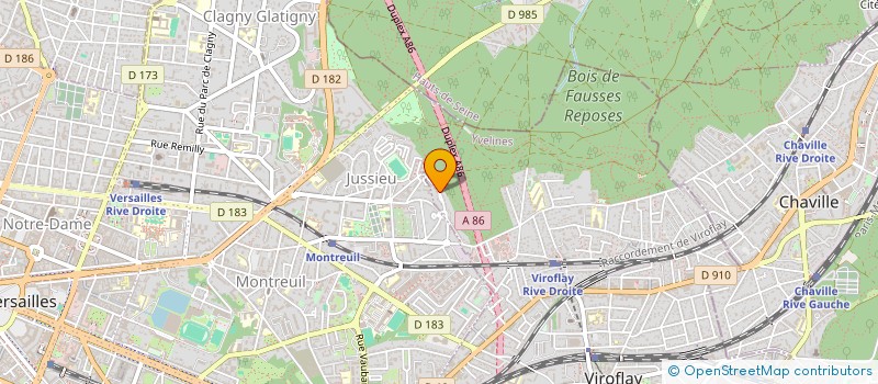 localisation de l'entreprise MADAME SABINE GROHMANN à VIROFLAY