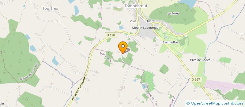 localisation de l'entreprise MADAME SABINE GROSSIA  TOMBEBUF