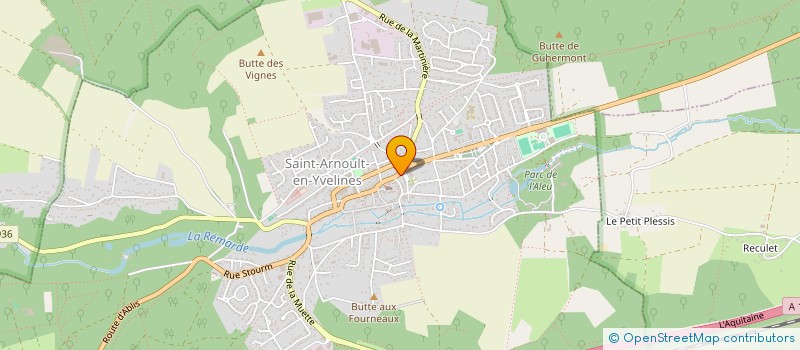 localisation de l'entreprise MADAME SABINE GROUT  SAINT-ARNOULT-EN-YVELINES