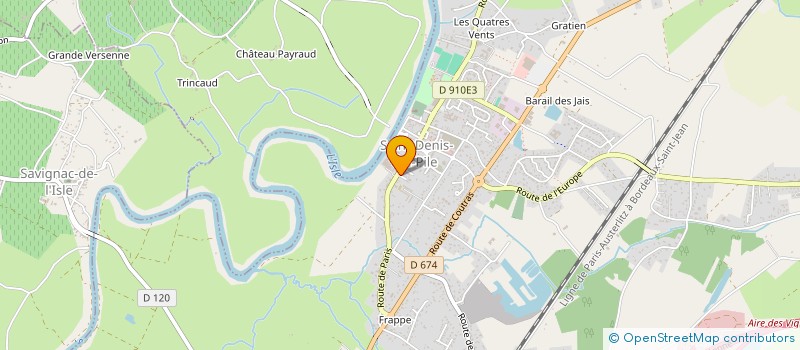 localisation de l'entreprise MADAME SABINE GUERRIER  SAINT-DENIS-DE-PILE